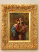 19thc Antique French Post Impressionist Victorian Sisters Lady Portrait Painting Victorian photo 5