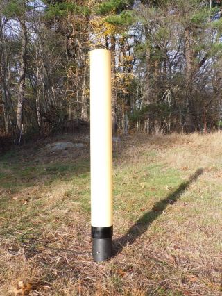 Vintage Mid Century Modern Tube Floor Lamp Spaceage Industrial Light 1960 ' S photo