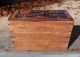 Antique Advertising York Wooden Biscuit Box Wood Old General Store Display Primitives photo 7