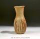 Authentic Ancient Roman Glass Unguentarium Ribbed Flask Bottle Roman photo 1