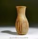 Authentic Ancient Roman Glass Unguentarium Ribbed Flask Bottle Roman photo 5