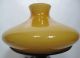 Rare Antique Tin Hexagon Oil Kerosene Lamp W/ Butterscotch Amber Glass Shade Yqz Lamps photo 5