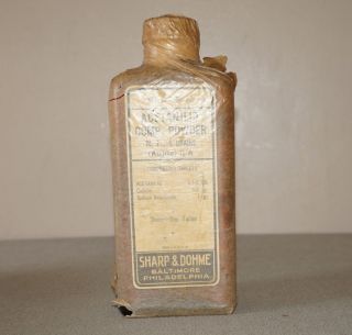 Rare Vintage Sharp & Dohme Acetanilid Comp Powder 1000 Tablets Contents photo