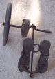 1800 ' S Cast Iron Machine Wheel - Double Foot Pedals, Other Mercantile Antiques photo 2