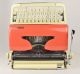 Vintage 1961 Torpedo Model 18 Germany Portable Typewriter,  Case Script Font Rare Typewriters photo 6