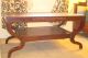 Vintage Wooden Carved Coffee Table 1940 ' S Cherry Color Post-1950 photo 1