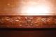 Vintage Wooden Carved Coffee Table 1940 ' S Cherry Color Post-1950 photo 3