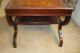 Vintage Wooden Carved Coffee Table 1940 ' S Cherry Color Post-1950 photo 4