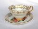 Stanley 180a/11 Three Roses Tea Cup & Saucer Floral - Gold Rim - Footed (1086) Cups & Saucers photo 1