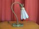 Antique Slag Glass Desk Or Table Lamp Lamps photo 1