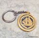 Brass Keychain Calender Antique Brass Calender Keyring Necklace Calender Gift B Metalware photo 2