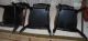 3 Vintage L Hitchcock Solid Maple Black Stenciled Dining Chairs Post-1950 photo 7