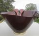 Revere Sterling Silver Mahogany Richard Hudson Design Mid - Century Mod Salad Bowl Mid-Century Modernism photo 2