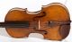 Old French Violin Labeled G.  Chanot Geige Violon Violine Violino 1853 String photo 1