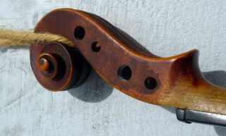 Old Antique Full Size Violin Labeled Francois Richard For Restoration,  1248 photo