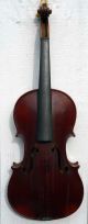 Old Antique Full Size Violin Labeled Francois Richard For Restoration,  1248 String photo 1