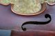 Old Antique Full Size Violin Labeled Francois Richard For Restoration,  1248 String photo 2