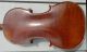 Old Antique Full Size Violin Labeled Francois Richard For Restoration,  1248 String photo 5