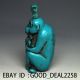 Chinese Hand - Carved Turquoise Snuff Bottle—monkey Snuff Bottles photo 4