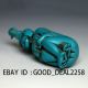 Chinese Hand - Carved Turquoise Snuff Bottle—monkey Snuff Bottles photo 6