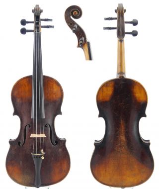 Fine,  Tanczer Gyorgy Old Labeled Antique 4/4 Violin photo