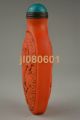 Collectible China Handwork Coral Carving Dragon Snuff Bottle Snuff Bottles photo 2