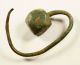 Authentic Byzantine Bronze Earring - Ad 900 Roman photo 1