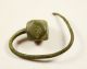 Authentic Byzantine Bronze Earring - Ad 900 Roman photo 2