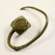 Authentic Byzantine Bronze Earring - Ad 900 Roman photo 3