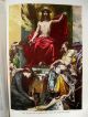 1888 Antique God Bible Jesus Holy Land War Crusades Martyrs Sin Virtue Art Angel Victorian photo 2