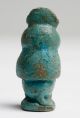 Ancient Egyptian Faience Amulet / C.  300 Bc / Thoth As Baboon Moon Disk Crown Egyptian photo 4