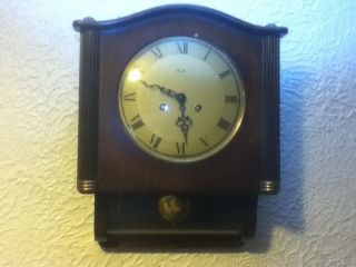 Antique Mauthe Mahogany Pendulum Wall Clock - photo