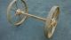 Vintage Cast Iron Wheels & Axle 17 