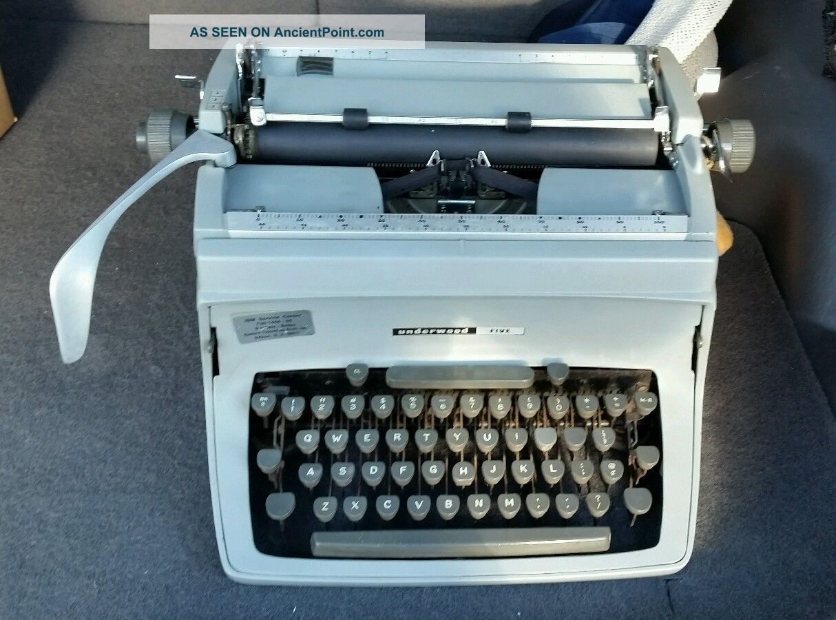 Underwood Touch Master 5 Typewriter Perfect Cover Typewriters photo