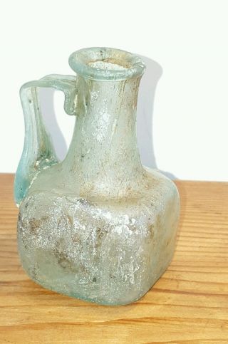 Ancient Glass Bottle Flask Jug photo