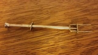 Silver Colored Antique German Pickle Fork photo