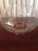 Vintage Clear Glass Etched Oil Lamp Chimney / Shade,  Vesta Style,  4.  5cm Fitter 20th Century photo 3