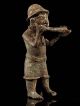 Nigeria: Old Tribal Bronze Benin Figure. Sculptures & Statues photo 1