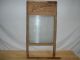 Vintage 1918 Washboard Atlantic 511 - Wood & Glass - - Usa Washing Machines photo 5