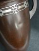 Tall Arts & Crafts Mission Heintz Sterling Silver On Bronze Vase / Handled Cup Arts & Crafts Movement photo 2