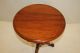 Italian Hand Made Rosewood Carved Round Side End Table 1900-1950 photo 7