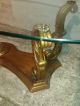 Vintage Weiman Heirloom Gold Gilt Glass Top Coffee Table 1900-1950 photo 1