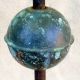 Antique Nsew Directional Weather Vane Lightning Rod Copper Spacers Heavy Patina Weathervanes & Lightning Rods photo 3