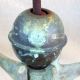 Antique Nsew Directional Weather Vane Lightning Rod Copper Spacers Heavy Patina Weathervanes & Lightning Rods photo 4