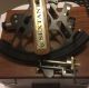 Solid Brass Nautical Collectable Large 7 Inch Sextant With Wooden Box (amat) Sextants photo 7