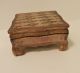 Vintage Wood Florentine Pink Dresser Box On Legs Made Italy Boxes photo 4