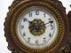 Antique 19th C Waterbury Bronze Dore Victorian Desk Clock Figural Girl &rope Yqz Clocks photo 3