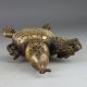 Brass Hammered China Old Handwork Dragon & Tortoise Exorcism Statue Other Antique Chinese Statues photo 3