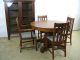 4 Antique Stickley Arts Crafts Era Quartersawn Honey Oak Dining Chairs 1900-1950 photo 7