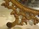 Ornate Antique Vintage Vanity Dresser Cherub Angel Mirror Oval Bevel Glass Easel 1800-1899 photo 3